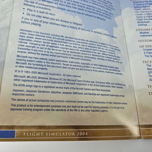 Microsoft Video Games & Consoles Microsoft Flight Simulator 204 Pc